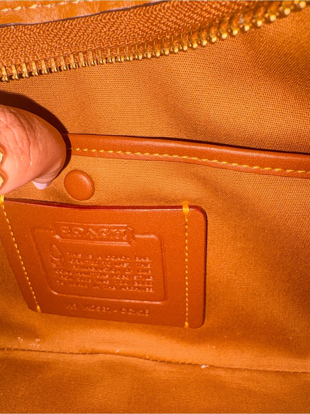 Coach Multicolor Glitter Signature Hobo with Tan Trim - Picture 6 of 6